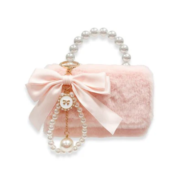 Doe a Dear: Teddy & Bow Tweed Purse