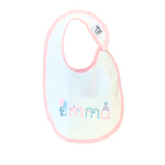 Load image into Gallery viewer, Personalized Birthday Bib with Gingham
