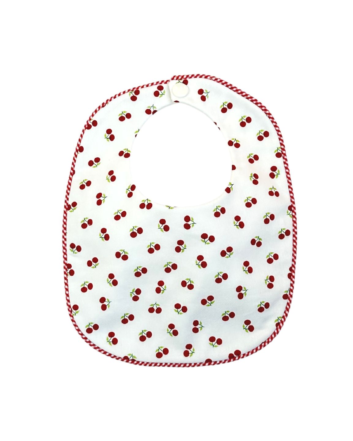 Cherry Bib/Burp Set