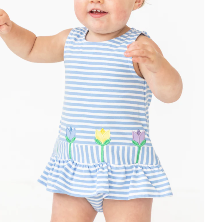 Florence Eiseman Tulip Knit Romper