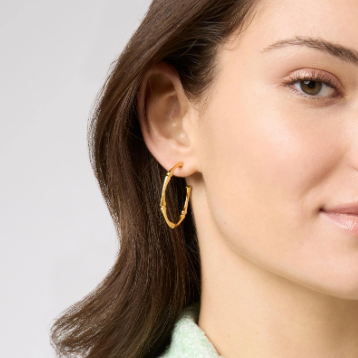 Julie Vos: Hoop - Bamboo - GLD - M