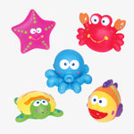 Load image into Gallery viewer, Lagoon Party Squirtie Baby Bath Toys
