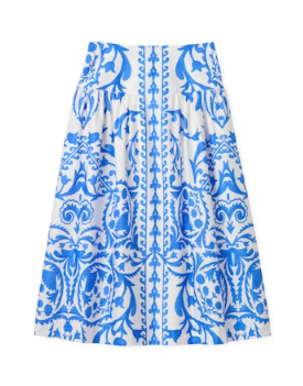 Cartolina Georgia Skirt in Faraway Provence Blue