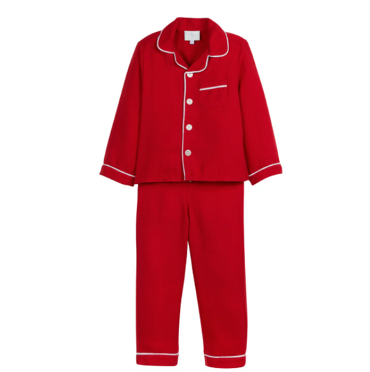 Little English: Classic Pajama Set - Red