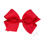 Load image into Gallery viewer, Wee Ones Medium Classic Grosgrain Bow in Red
