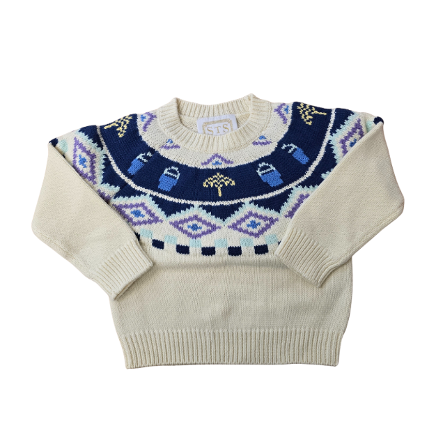 Sail to Sable: Beach Vespa Fair Isle Sweater