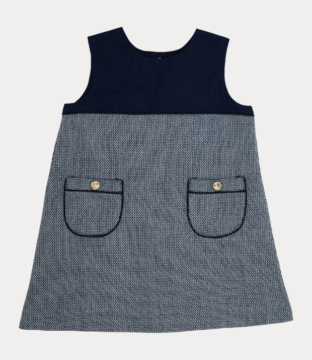 TBBC Jill Jumper in Nantucket Navy Tweed