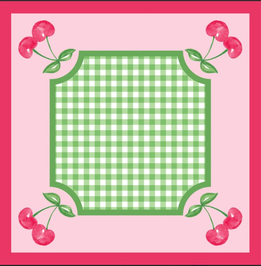 A Very Cherry Mahjong Mat