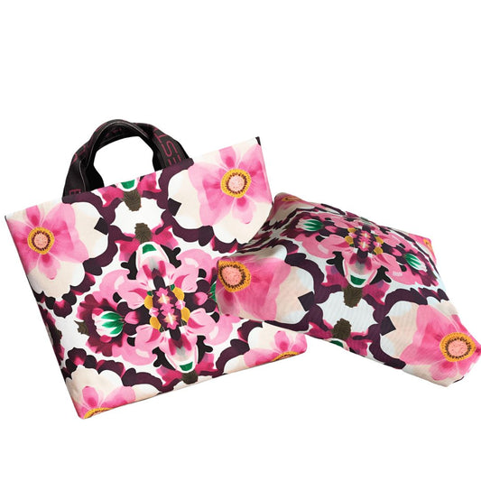 HANDMADE ESTELA ROSSO 3 PC TOTE BAG