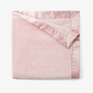 Elegant Baby Pale Pink Coral Fleece Baby Stroller Blanket