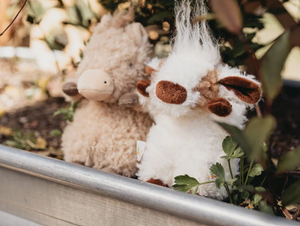 Bunnies by the Bay Wee Moo Moo Stuffed Animal