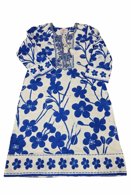 Bella Tu: Dress - Midi Caftan Petal Tunic