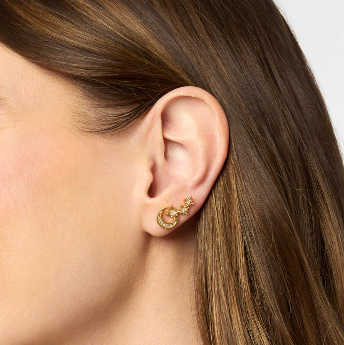 Julie Vos: Climber Earring - Luna - BLU