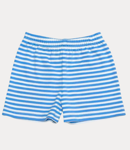 Zuccini Kids Leo Short in Periwinkle Medium Stripe Knit
