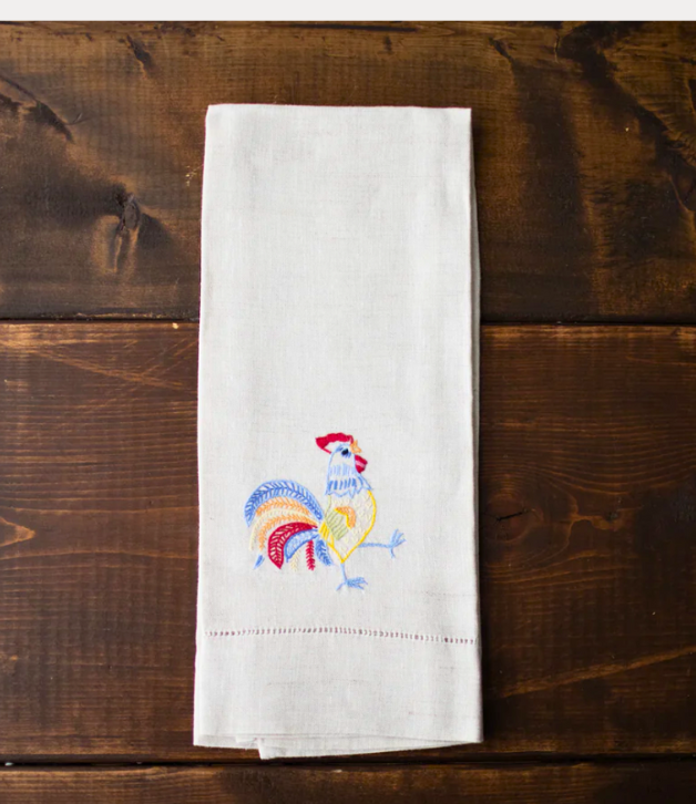 Maison d'Haiti Tea Towel - Rooster