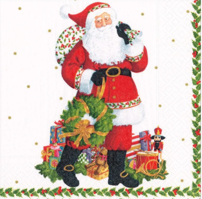 Caspari: Christmas Cocktail Napkins Assortment