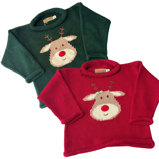 Claver: Christmas  Infant Roll Sweater