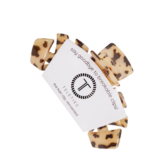 Teleties: Classic Hair Clip - Blonde Tortoise (Sizes Available)