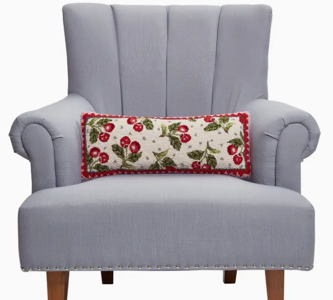 Sweet Cherry Hook Pillow - Suzanne Nicoll