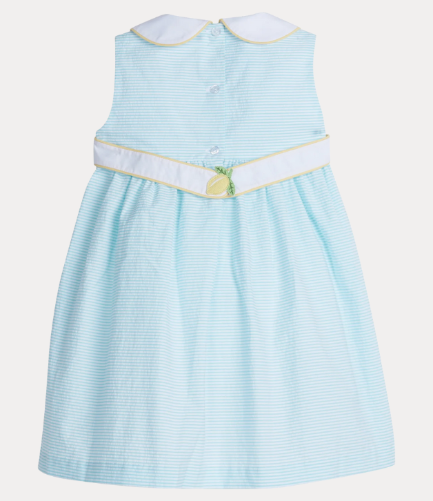 Little English Sleeveless Charlotte Dress with Lemons