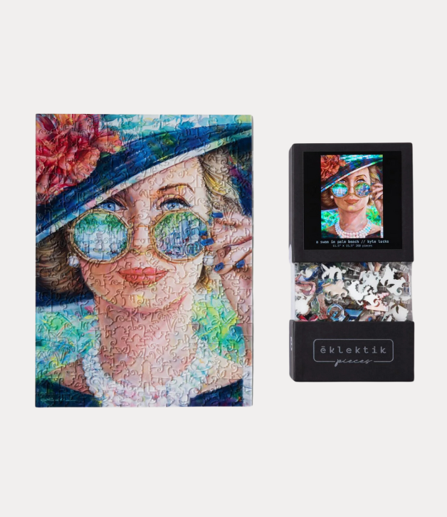 ēklektik pieces A Swan In Palm Beach Acyclic Puzzle