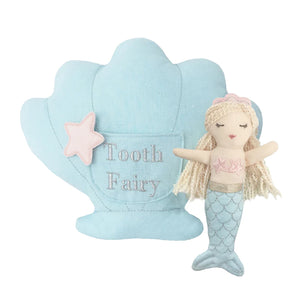 Mon Ami ‘Mimi' Mermaid Tooth Fairy Pillow & Doll Set