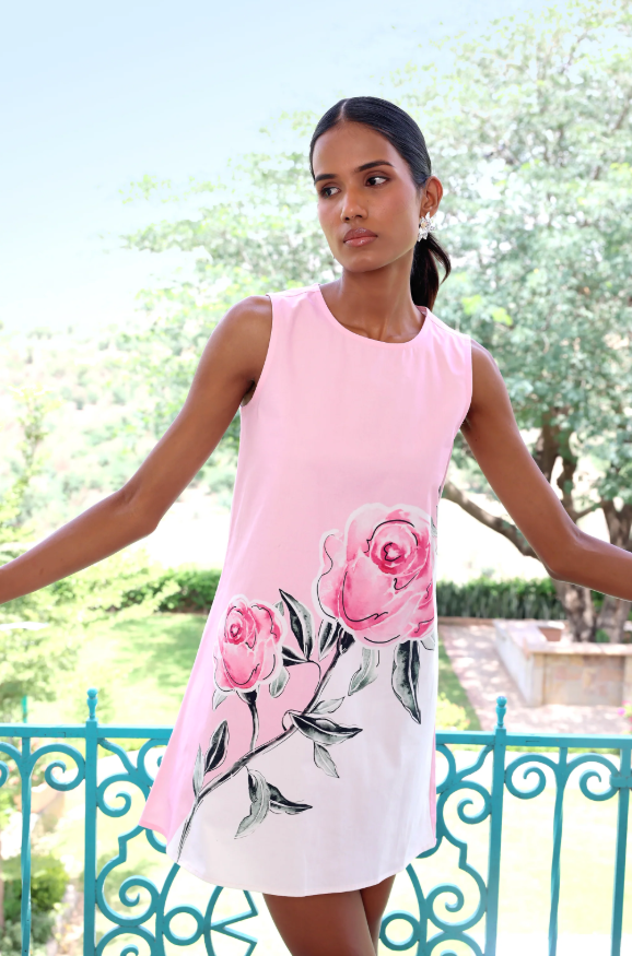 Beyond by VERA Frankie Dress in Rose