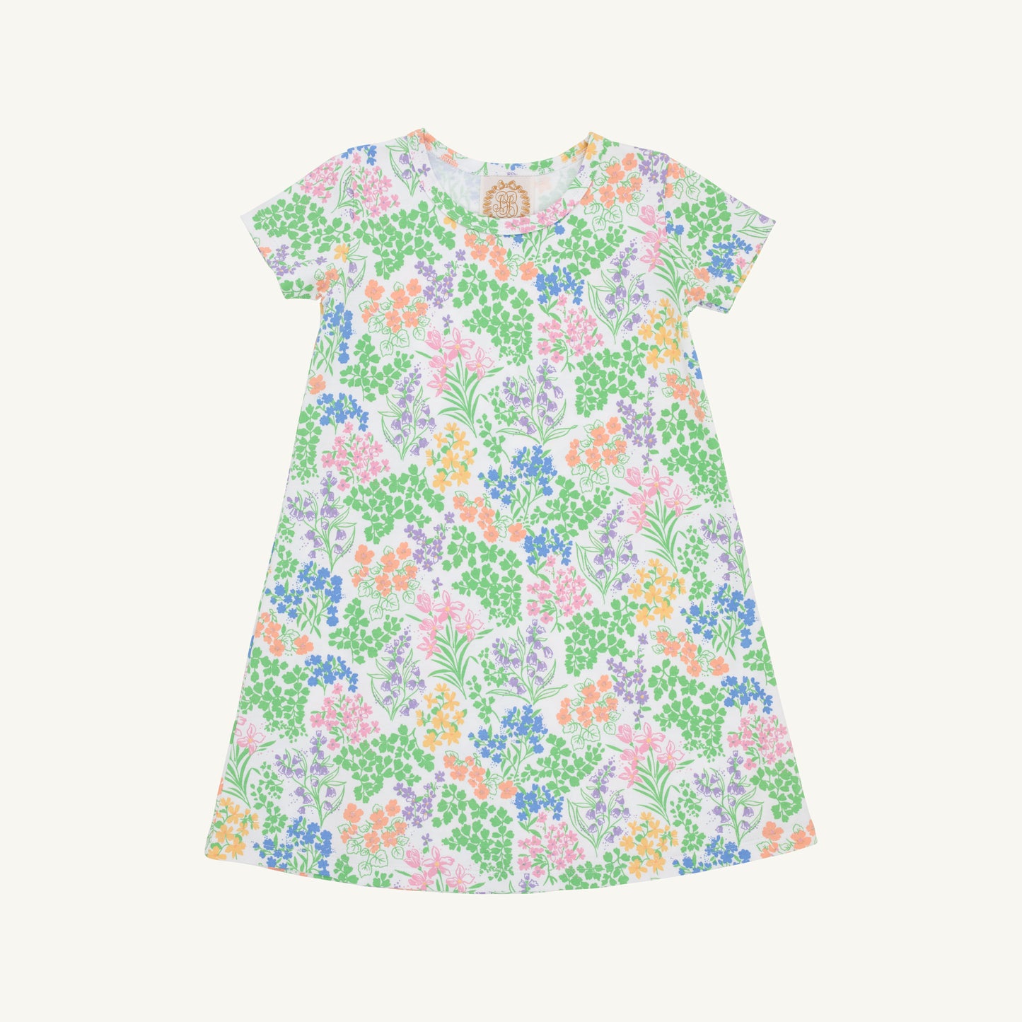 The Beaufort Bonnet Company Polly Play Dress Short Sleeve in Gaston St Garden