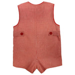 Load image into Gallery viewer, Cardinals Shortall - Red Gingham
