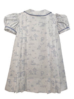 Load image into Gallery viewer, Cherry Dress in Blue Toile
